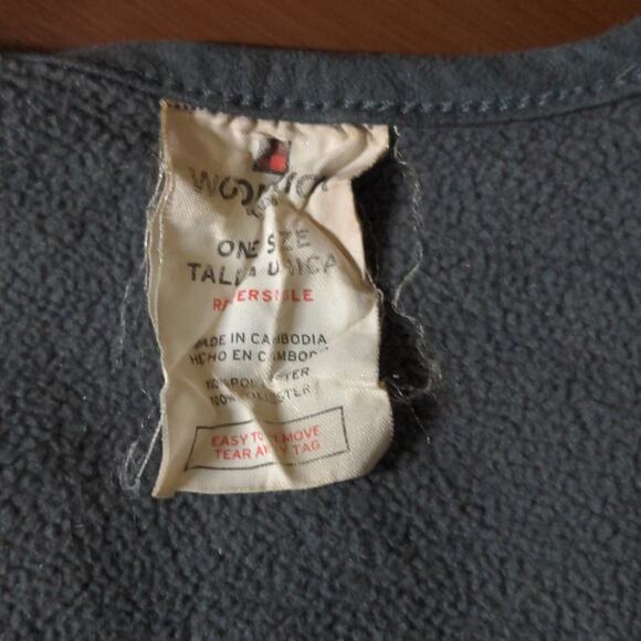 Woolrich Reversible Open Front Wrap / Cape in Gray - One Size - EUC - Picture 8 of 9